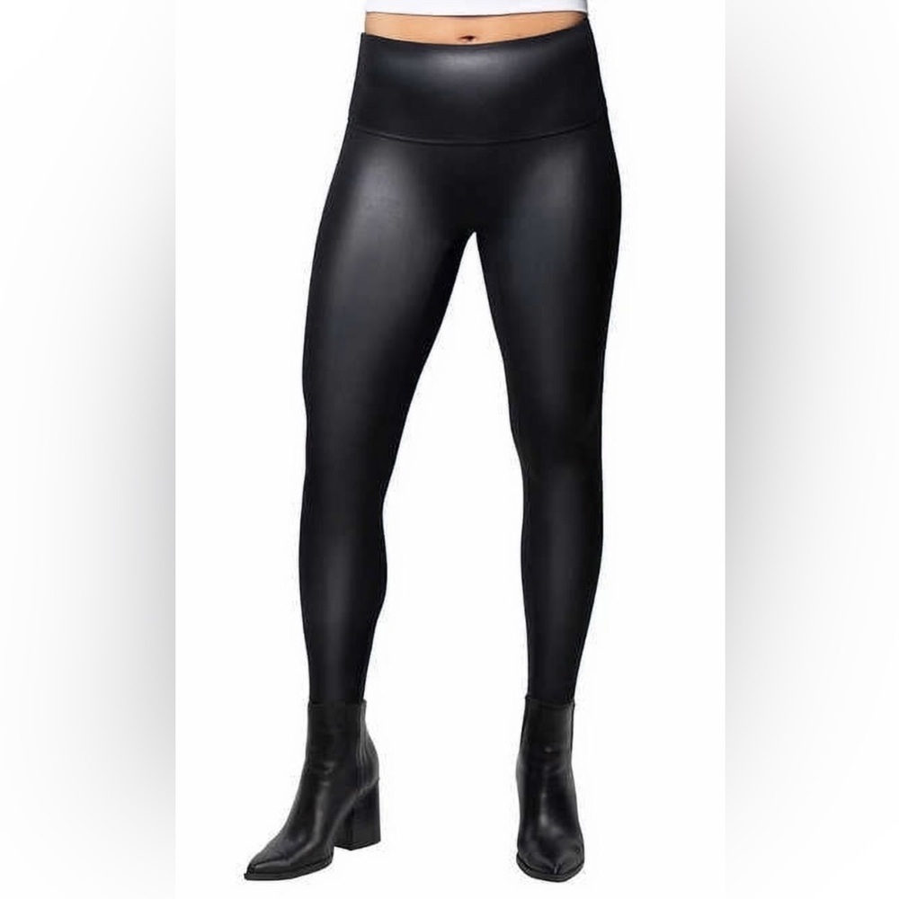 Jane and bleecker women’s breathable faux leather leggings size MEDIUM